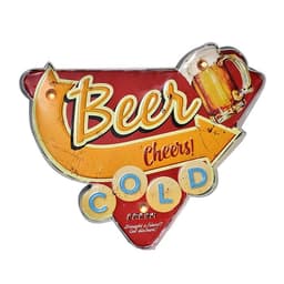 LETRERO VINTAGE LED BEER COLD (33 x 5 x 28 cms.)