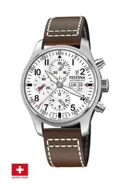Reloj F20150/1 Blanco Hombre Swiss Made Blanco TALLA UNICA