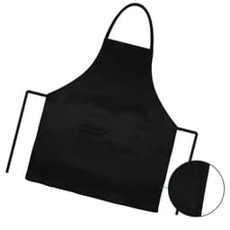 Delantal de Cocina Color Negro del Tipo Gourmet Unisex