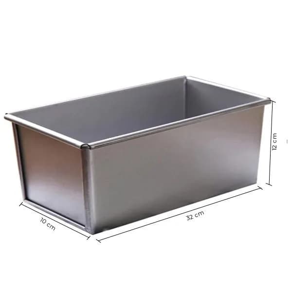 Molde De Pan Aluminio Con Tapa 32X10X12 Cm IMAHE.