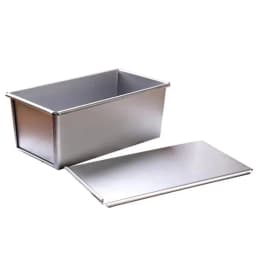 Molde De Pan Aluminio Con Tapa 37X12X13 Cm