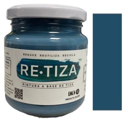 AZUL PETROLEO/INDIGO 250 grs. Pintura Tizada/Vintage base agua mate