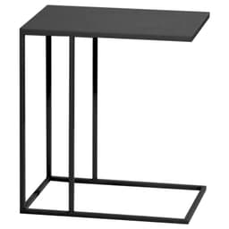 Mesa Auxiliar Metalica Soest Negra 45x30x50 Hecho a Mano