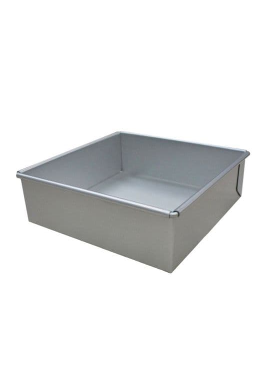 MOLDE ALUMINIO CUADRADO 23 CM BASE DESMONTABLE