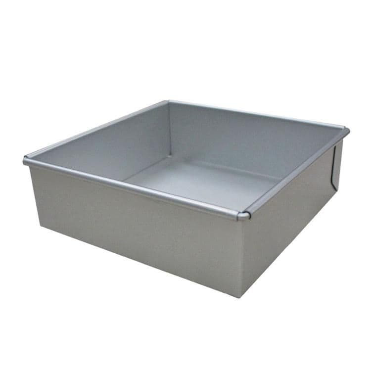 MOLDE ALUMINIO CUADRADO 19 CM BASE DESMONTABLE IMAHE.