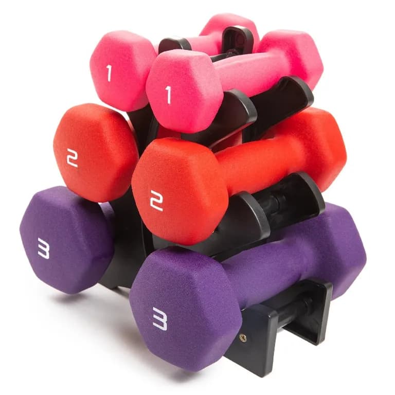 Set 3 Pares de Mancuernas Neoprene