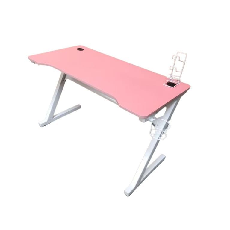 Escritorio Gamer Z Rosado Rosa