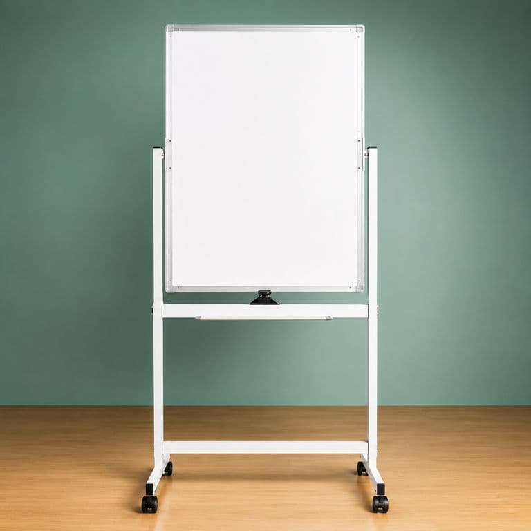Pizarra Vertical Movil Doble Cara 60x90cm