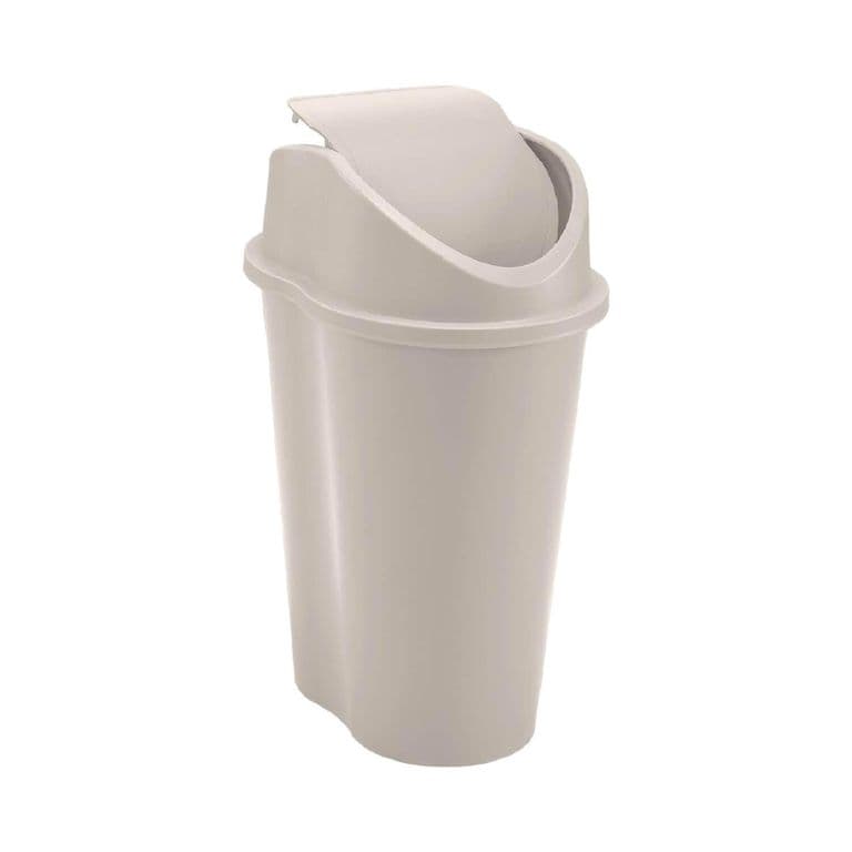 Basurero Plastico Taupe 10 Lts