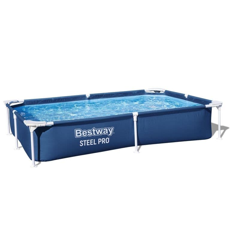 Piscina Rectangular Steel Pro 2.21MX1.50MX43Cm Azul
