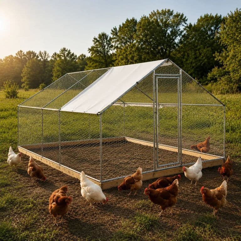 Gallinero Acero Galvanizado 4x4mt