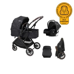 Coche de Bebe Travel System E-Crib Negro