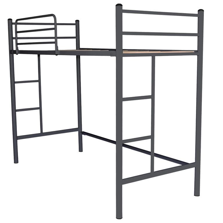 Cama Alta 1 Plaza Metalica