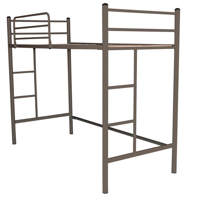 Cama Alta 1 Plaza Metalica