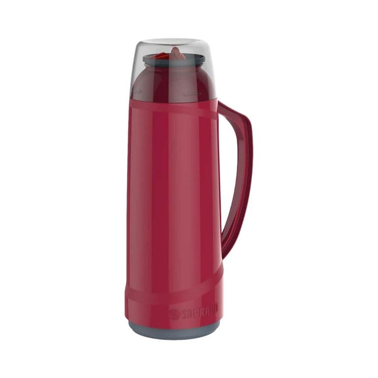 Termo Con Boquilla 1 Litro Rojo