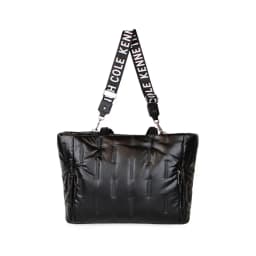 Bolso mujer negro metalizado Pipertote Negro TALLA UNICA
