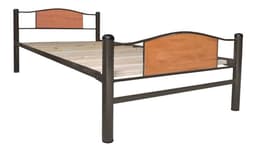 Cama Metalica Child 1.5 Plaza Castano