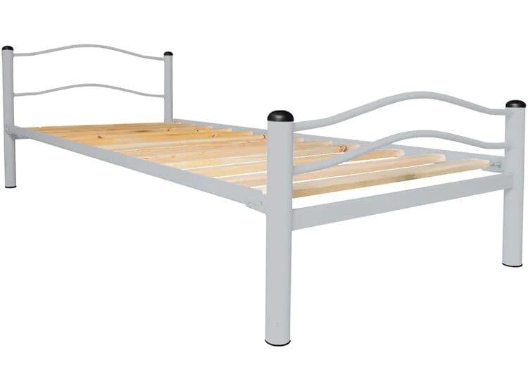 Cama Metalica Wind 1 Plaza Plata