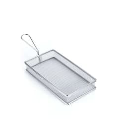 CANASTO EXHIBICION FRITURA RECTANGULAR ACERO INOX