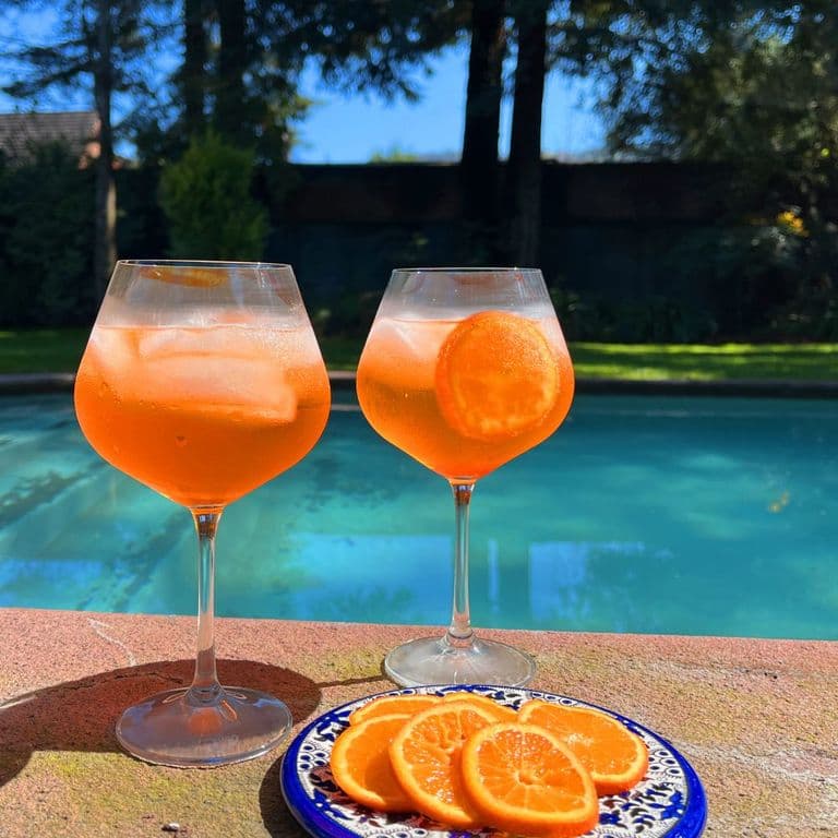 SET 6 COPAS APEROL VIOLA