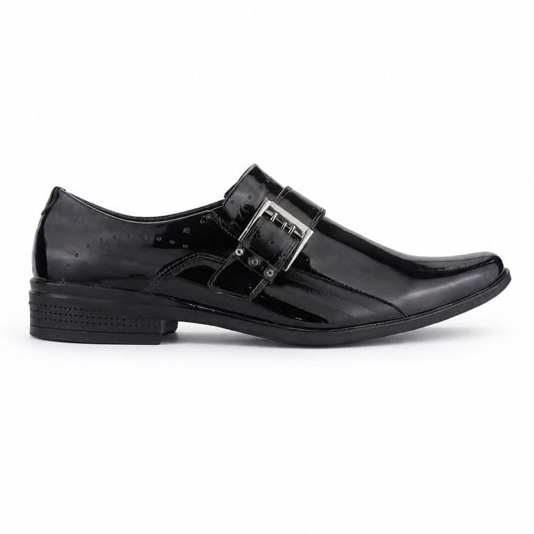 Zapato Hombre 4373 Frankfurt Negro Charol Casual Negro 39