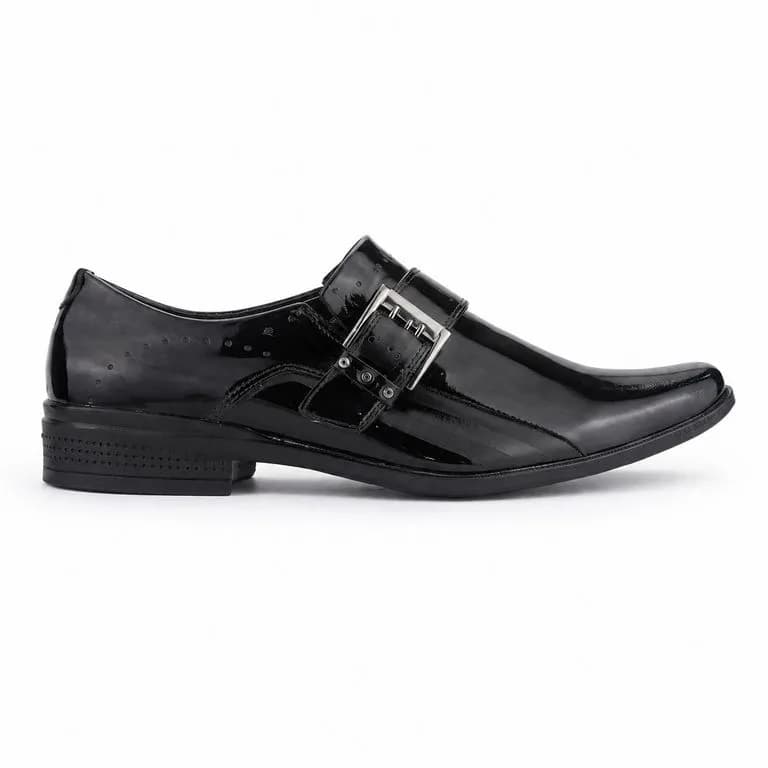 Zapato Hombre 4373 Frankfurt Negro Charol Casual Negro 42