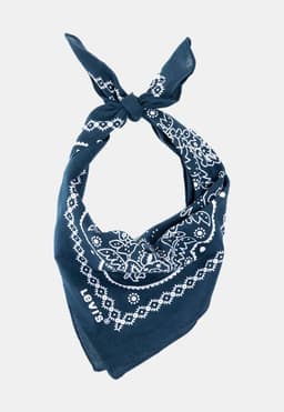 Bandana Unisex Azul Azul TALLA UNICA