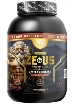 100 Whey Protein Zeus 1kg Chocolate 30 servicios