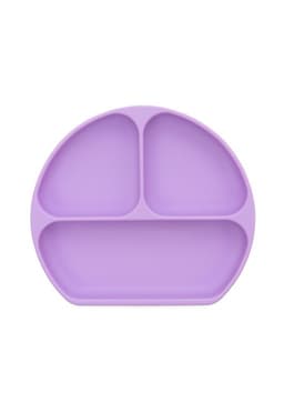 Plato con agarre (silicona) / SiliconeGripDish Lavanda