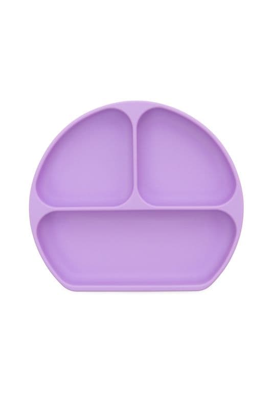 Plato con agarre (silicona) / SiliconeGripDish Lavanda
