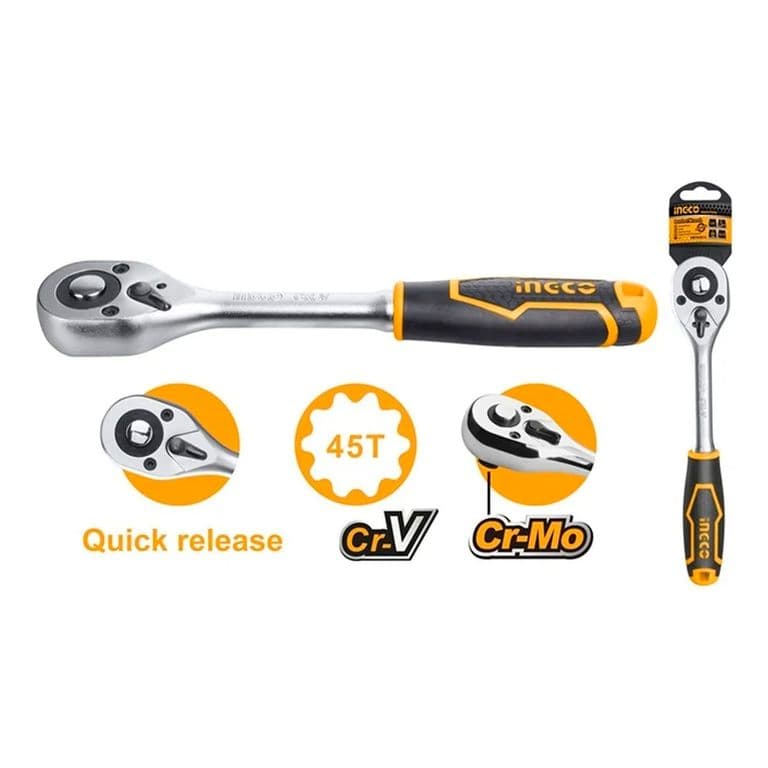 Llave Chicharra Cuadrante 3-8 Pulgadas Hrth0838