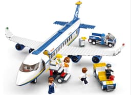 Avion de Transporte de Pasajeros Airbus compatible Lego