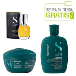 ALFAPARF Kit Shampoo+ Mascarilla Reconstruccion + Cristal liquido.-