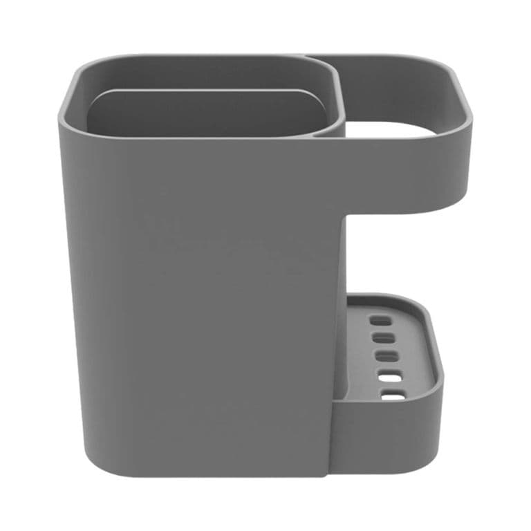 Organizador De Lavaplatos / Porta Cubiertos Gris
