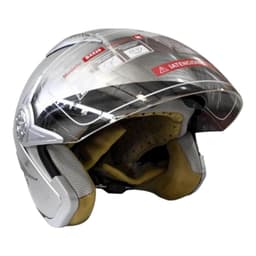 Casco Full Face Bx529 Talla M Silver Certificado ECE