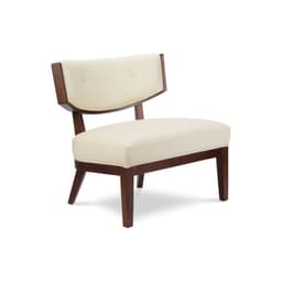 Poltrona A-550 Madera Cuero Beige