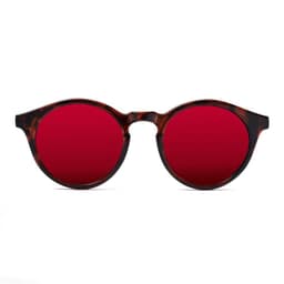 Lentes de Sol Cujas Tortoise/Red uv 400 Cafe TALLA UNICA