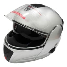 Casco Full Face Bx210 Talla L Silver Certificado DOT