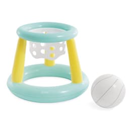 Juego Piscina Inflable Aro de Basketball Floating Hoops + Pelota Inflable
