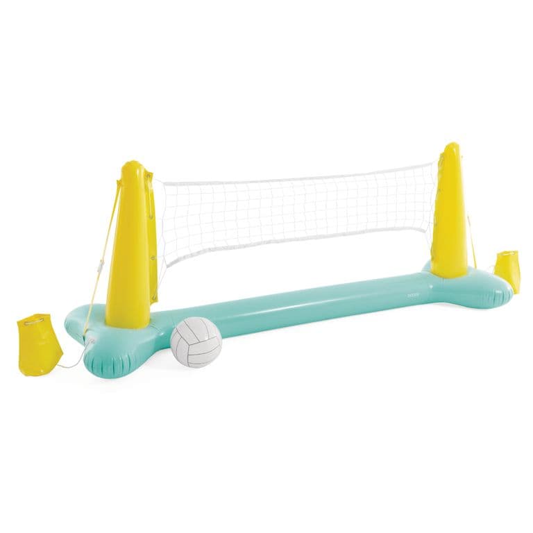 Juego Piscina Inflable Malla De Pool Volleyball + Pelota Inflable