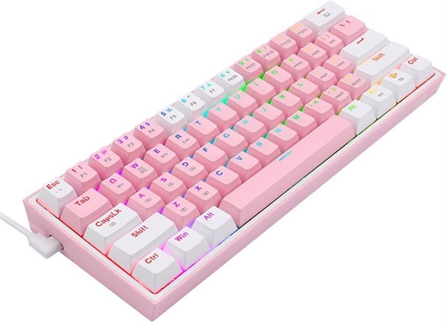 Fizz Pro K616-RGB Bluetooth 5.0 PINKWHITE
