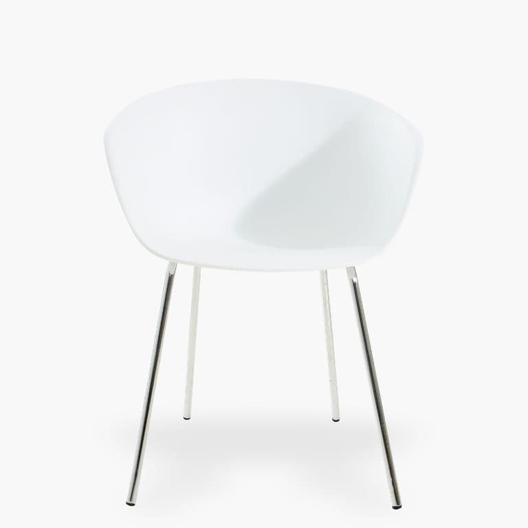 Silla Gaudi Polipropileno Form Blanco