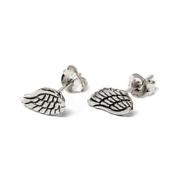 Aros Alas Plata Fina 925 Plateado TALLA UNICA