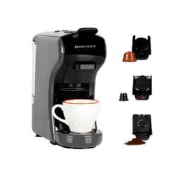 Cafetera Capsulas Espresso Milano Coffee 3en1 Gris