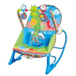 SILLA MECEDORA MUSICAL PARA BEBE 3 EN 1 AZUL