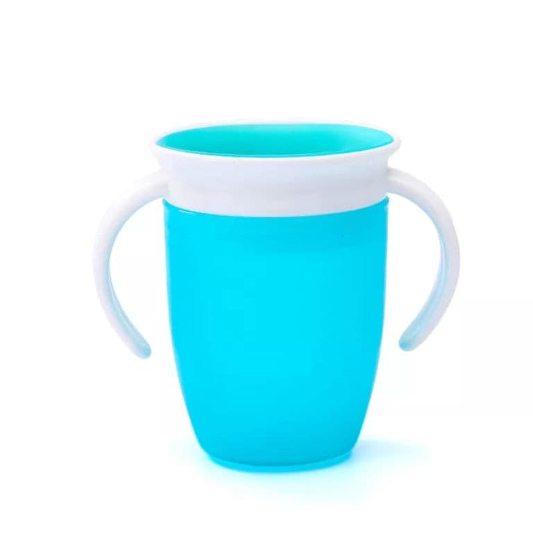 VASO ANTIDERRAME 360 CON ASAS 270ML AZUL