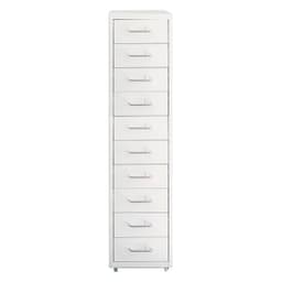 Cajonera blanca 10 cajones con ruedas