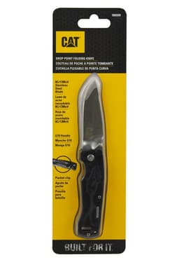 Cuchillo Navaja Plegable Caterpillar 980000 Punta Curva