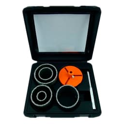 Kit Set Juego Broca Sierra Copa Diamantada 7 Piezas