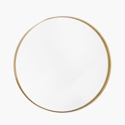 Espejo redondo Lugano 80 cm Dorado envejecido Form